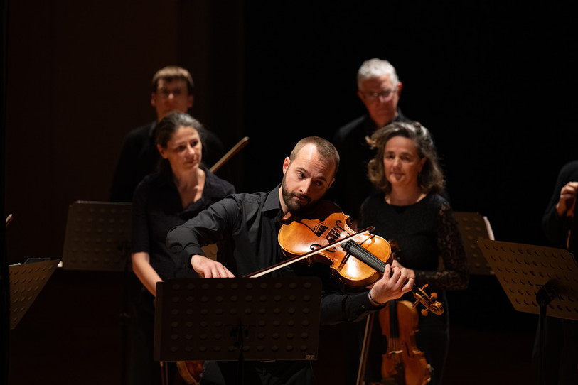 Olivier Cariller, soliste invité de l’Orchestre de la Ville de Delémont. (Photo : Jean-Marc Steiner).