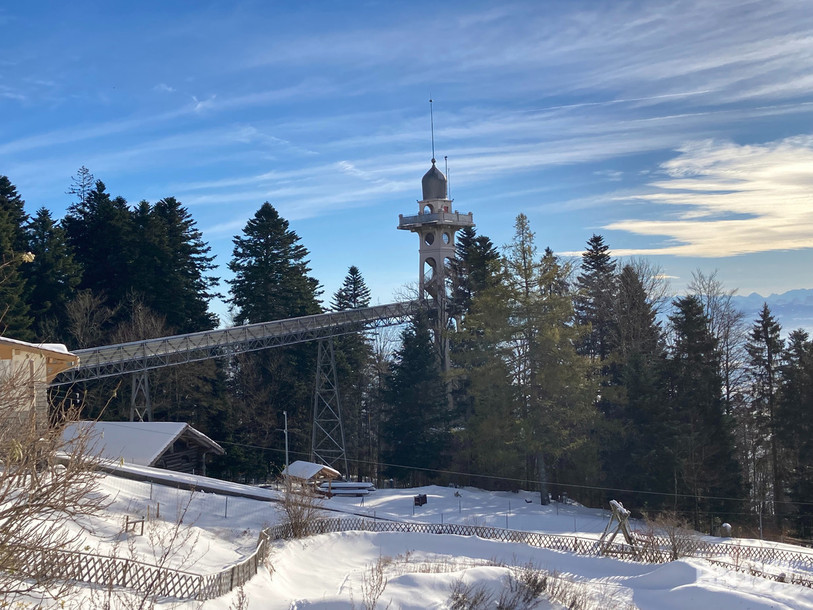 C'est un décor de carte postale qui attendait les amateurs de neige samedi à Chaumont. 