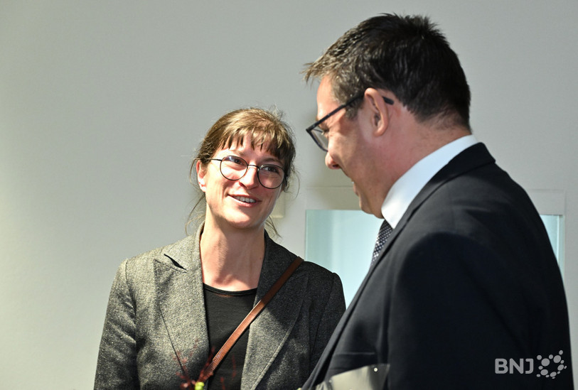 Stéphane Theurillat (Le Centre) a largement devancé Pauline Godat (Les Vert-e-s) ce dimanche. (Photo : Georges Henz)
