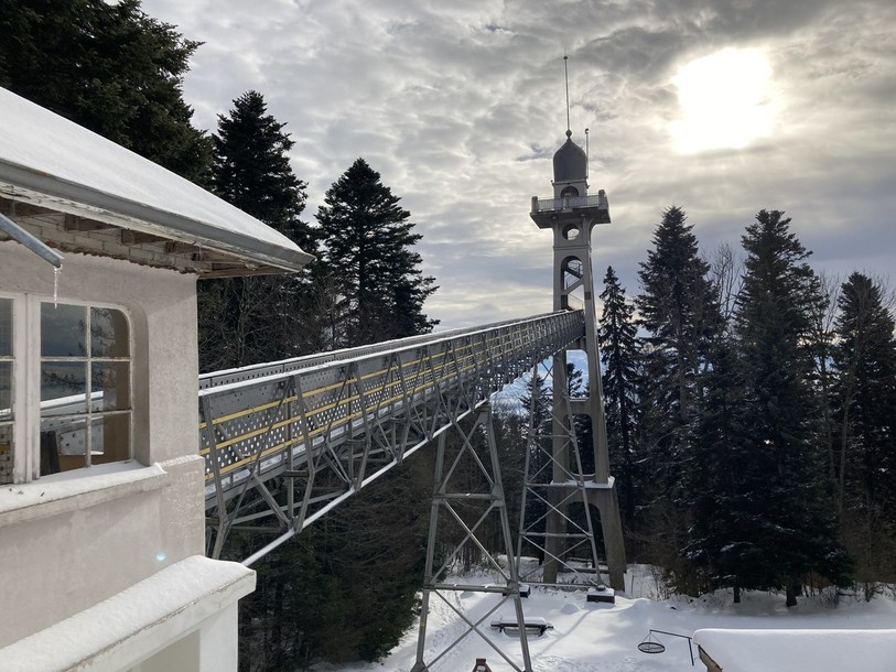 Le phare de Chaumont a repris du service pendant les Fêtes de fin d'année. (Photo d'archives)