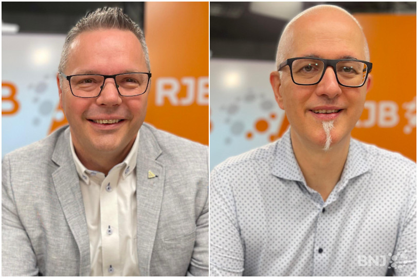 L’UDC Michel Tschan (à g.) et Vincent Musolino (CORGÉ) sont les deux finalistes pour la mairie de Corgémont. Le verdict tombera le 8 décembre prochain.