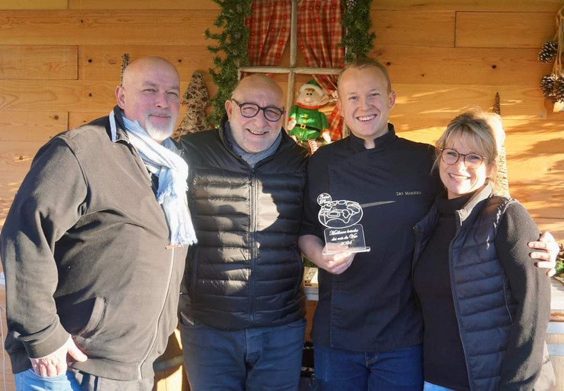 La famille Marzolo a remporté le concours de la meilleure couronne des rois provençale. (Photo : Léo Marzolo.)