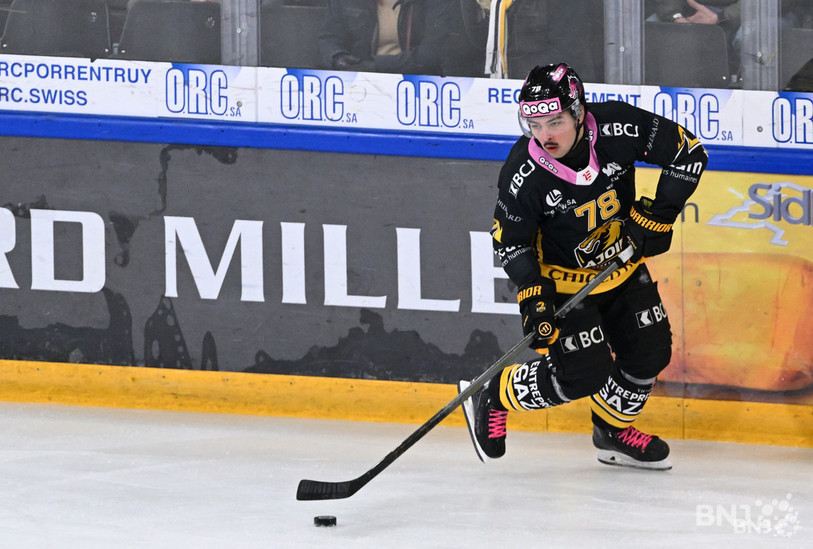 Kyen Sopa fait partie des trois joueurs ajoulots qui renforceront Olten en play-off de Swiss League. (Photo : Georges Henz)