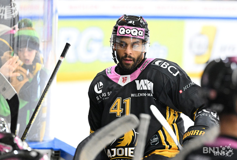 Pierre-Edouard Bellemare prolonge son contrat d'une saison avec le HC Ajoie. (Photo d'archives : Georges Henz)