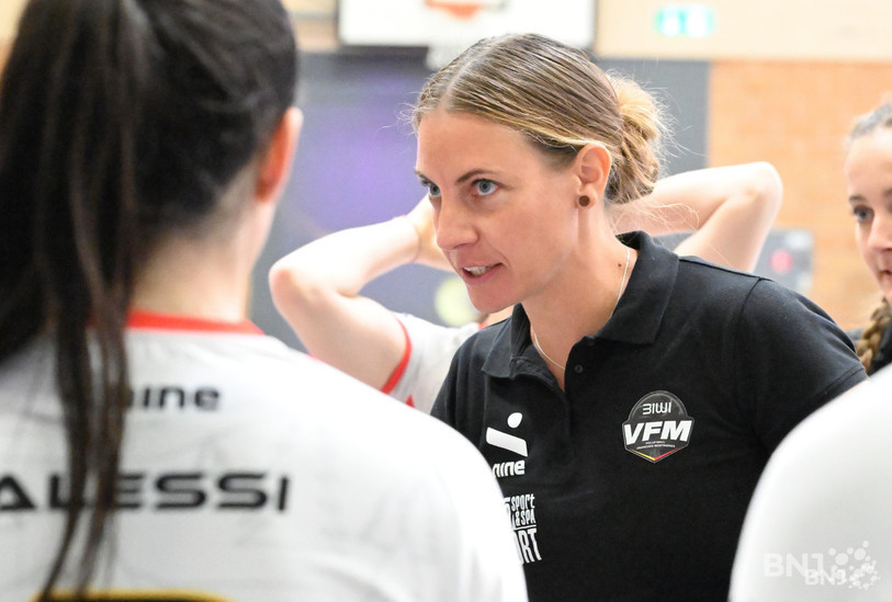 Melanie Cina et le VFM auront droit à un premier tour corsé en Coupe de Suisse de volleyball. (Photo : archives Georges Henz)