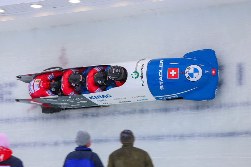 Quentin Juillard et son équipe ont terminé à la 7e place en Allemagne. (Photo : IBSF)