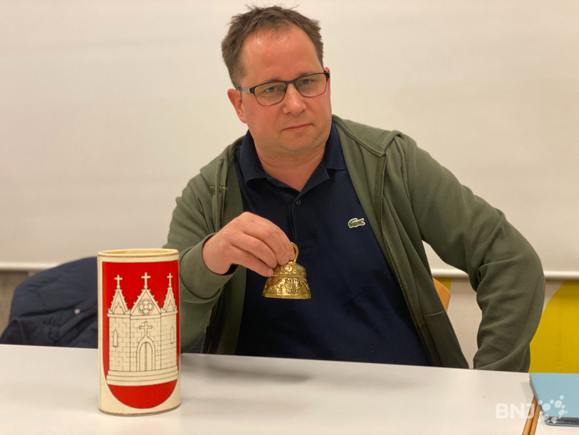 Benoit Marchand, premier citoyen de la ville de Moutier pour l'année 2025.