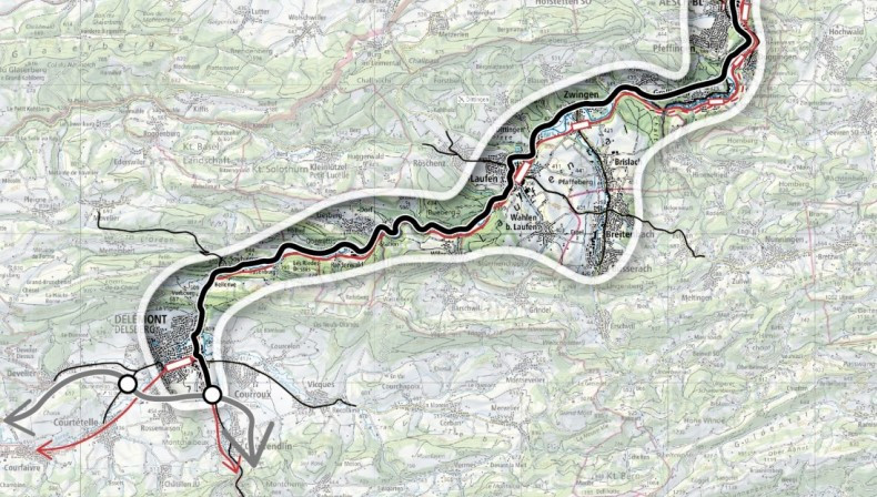 L'étude de corridor concernant la N18 arrive à son terme. (Illustration : OFROU).