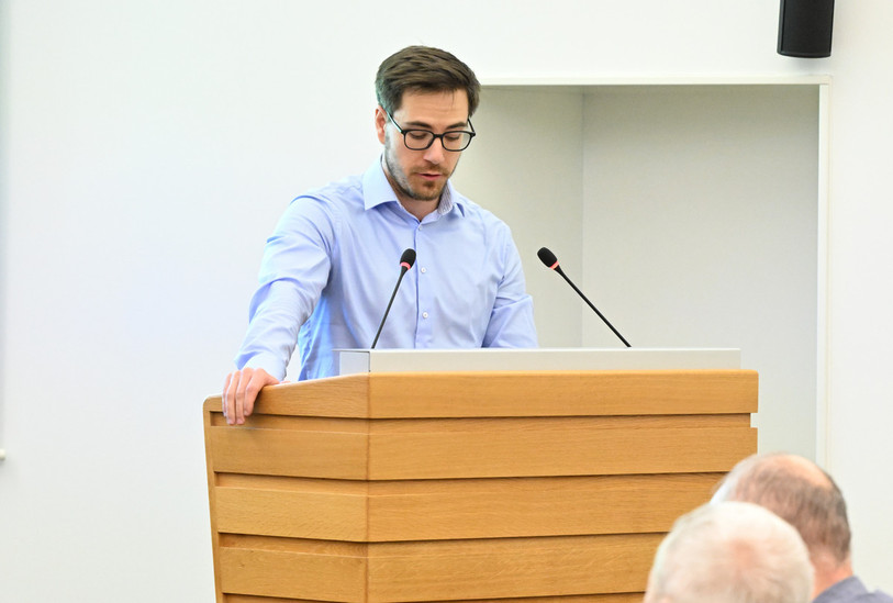 Quentin Haas estime que la question d'une priorisation des places en crèche mérite d'être étudiée (Photo : Georges Henz).