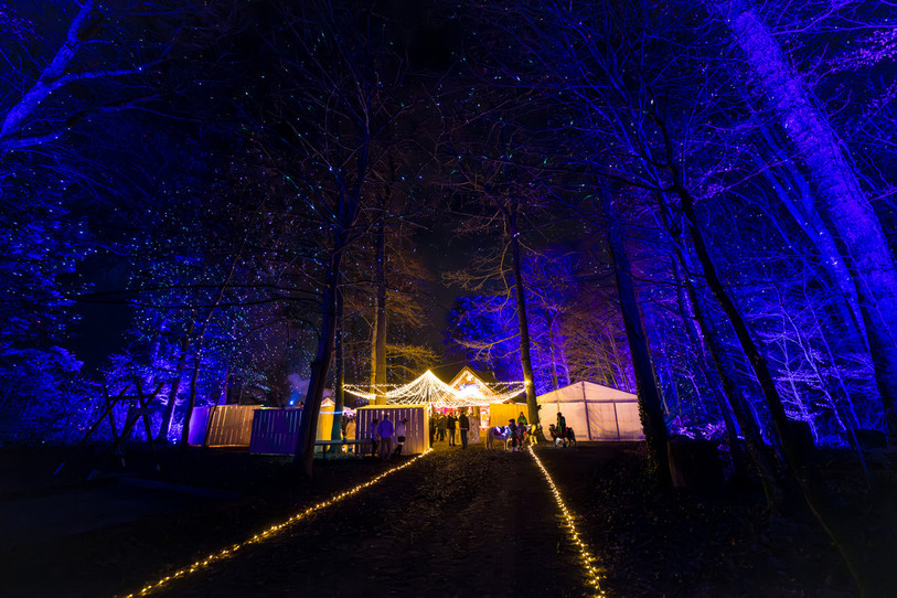 L'un des chemins qui amène au village du Père Noël. (Photo : Preci-dip/Tagada Prod).