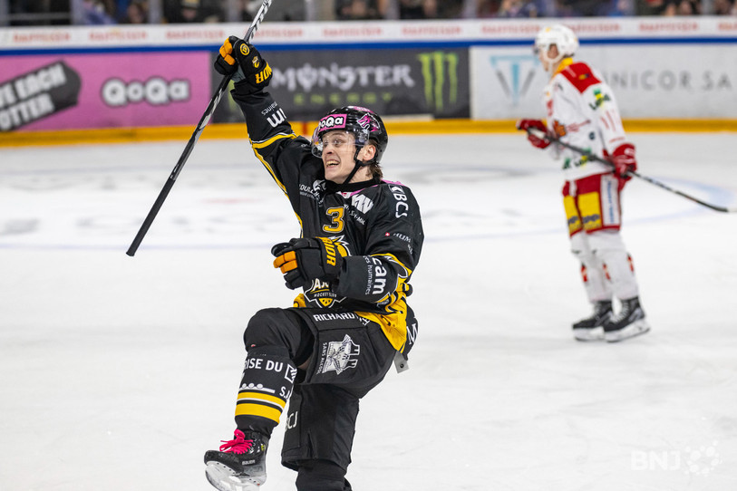 Un but en power-play pour Anttoni Honka qui a fait basculer la rencontre. (Photo : Jonathan Vallat)