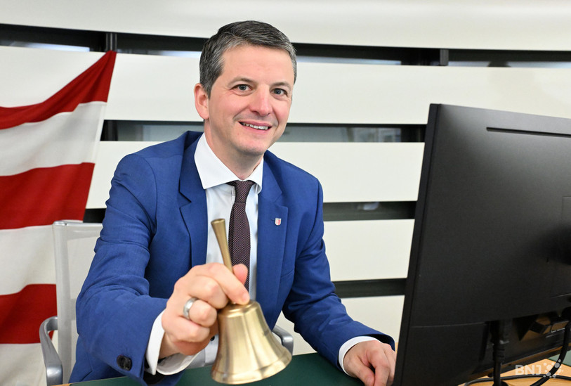 Yann Rufer présidera le Parlement jurassien durant l'année 2025. (Photo: Georges Henz)
