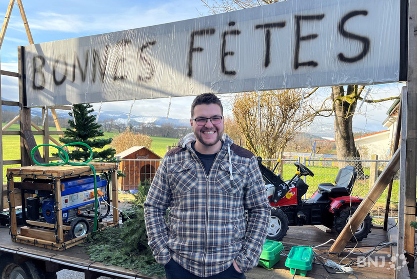 Valentin Joliat est à l'origine de la parade de Noël.