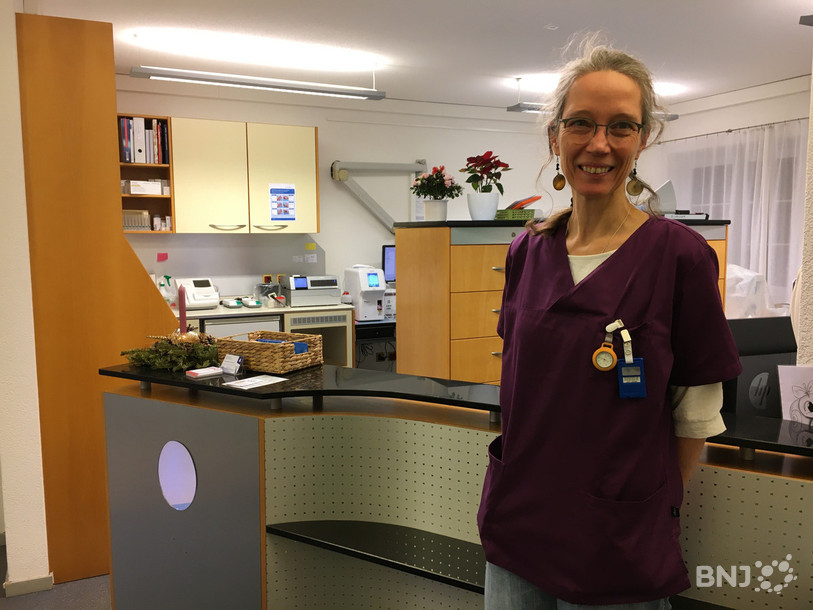 La Dre Barbara Loeliger accueille ses nouveaux patients à Boncourt.