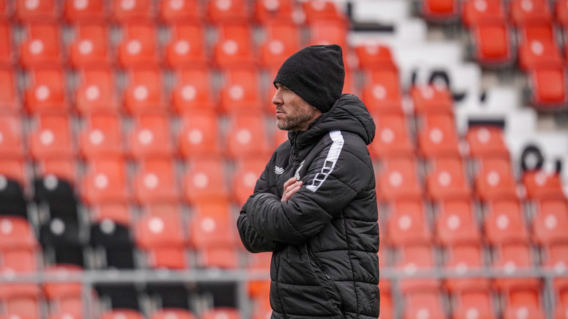 Il faisait frais pour Anthony Braizat et ses hommes au moment de la reprise lundi. (Photo d'archives : NX/Noah Rion)