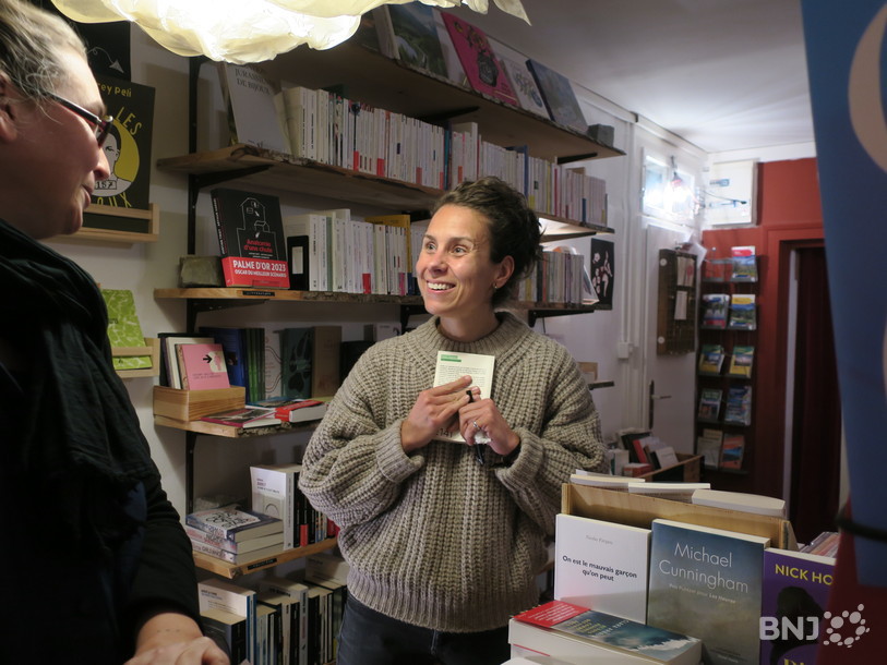 Phanee de Pool à la librairie 
