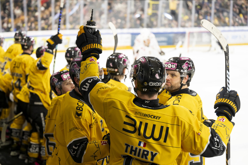 Victoire pour le HC Ajoie face à Lugano ! (Photo : Keystone/Georgios Kefalas)