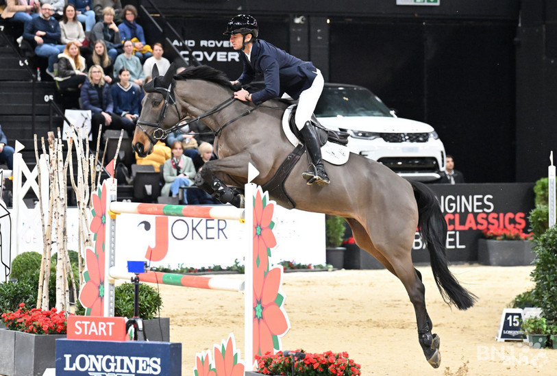 Steve Guerdat et l'équipe de Suisse ont décroché la 3e place à Bruxelles. (Photo : archives Georges Henz.)