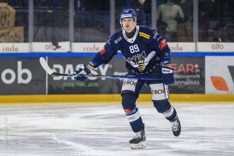 Stefan Rüegsegger a marqué le dernier but pour le HC La Chaux-de-Fonds. (Photo d'archives: Bertrand Pfaff).