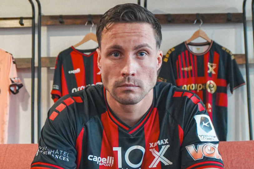 Avec plus de 280 matches de Super League à son actif, Mickaël Facchinetti fait son retour à Xamax. (Photo : Neuchâtel-Xamax).