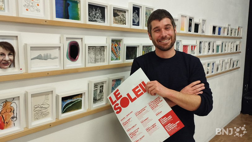Jérôme Gogniat était tout sourire lors de la présentation de sa première programmation en tant que coordinateur du Soleil.