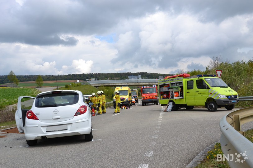 accident à Bressaucourt