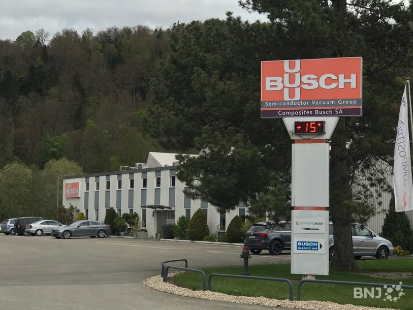 L'usine Composites Busch de Porrentruy