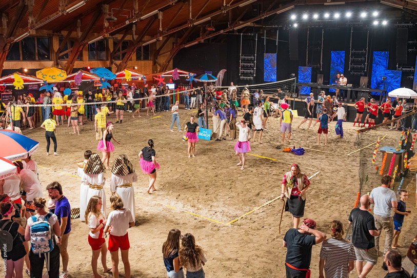 La halle des fêtes de Bassecourt n'accueillera pas le Tropicana Beach Contest le week-end prochain. (Photo : archives).