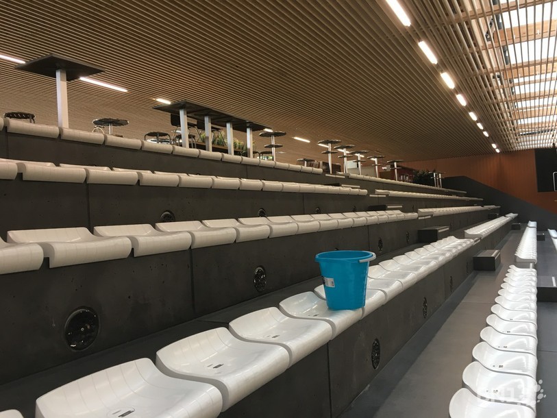Le service des sports de la Ville a été averti lundi matin et a immédiatement pris des mesures.