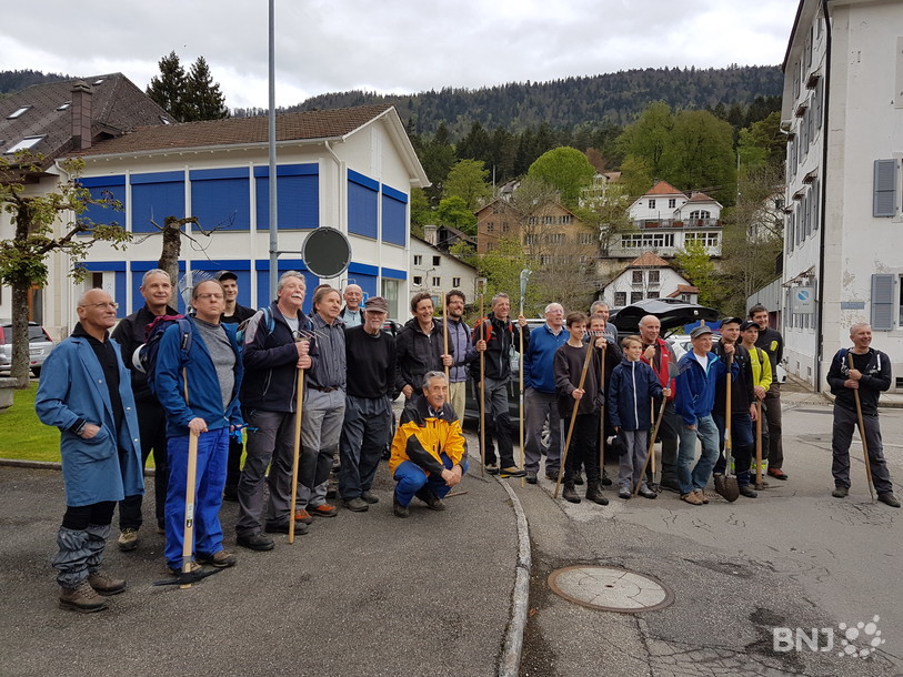 L'équipe des bénévoles de la Combe-Grède au (quasi) complet.