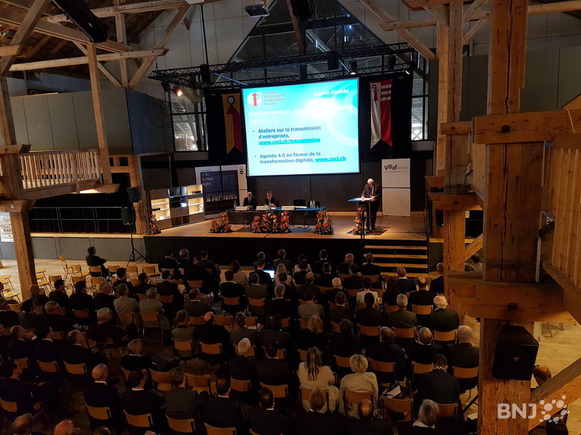 L'Assemblée générale se tenait dans la Halle du Marché-Concours de Saignelégier.