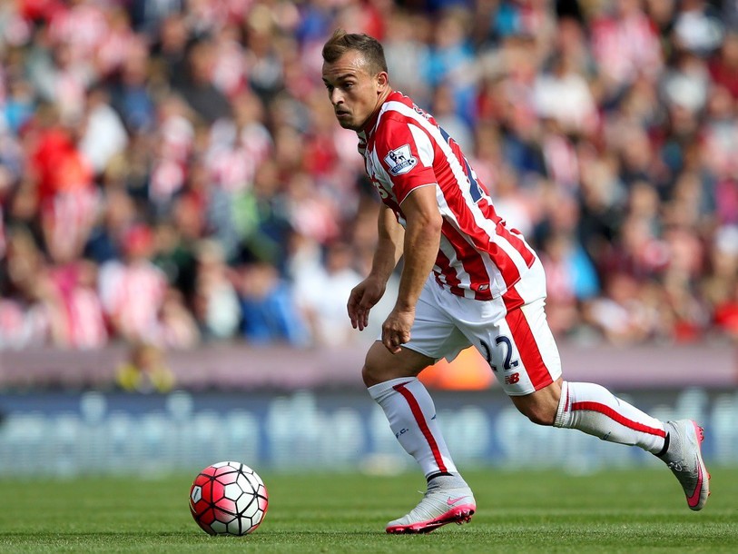 Xherdan Shaqiri sous les couleurs de Stoke City (photo : www.xherdanshaqiri.ch)