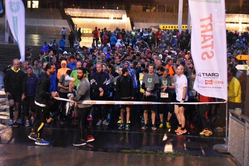 Les coureurs ont pris le départ depuis la Maladière.