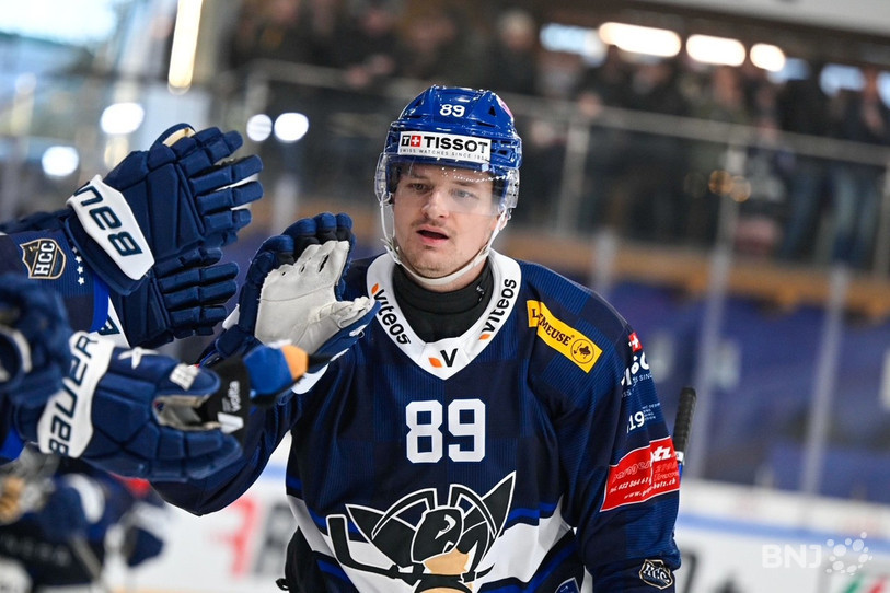 Stefan Ruegsegger va renforcer le LHC pour les play-off de National League. (Photo : archives, Bertrand Pfaff)