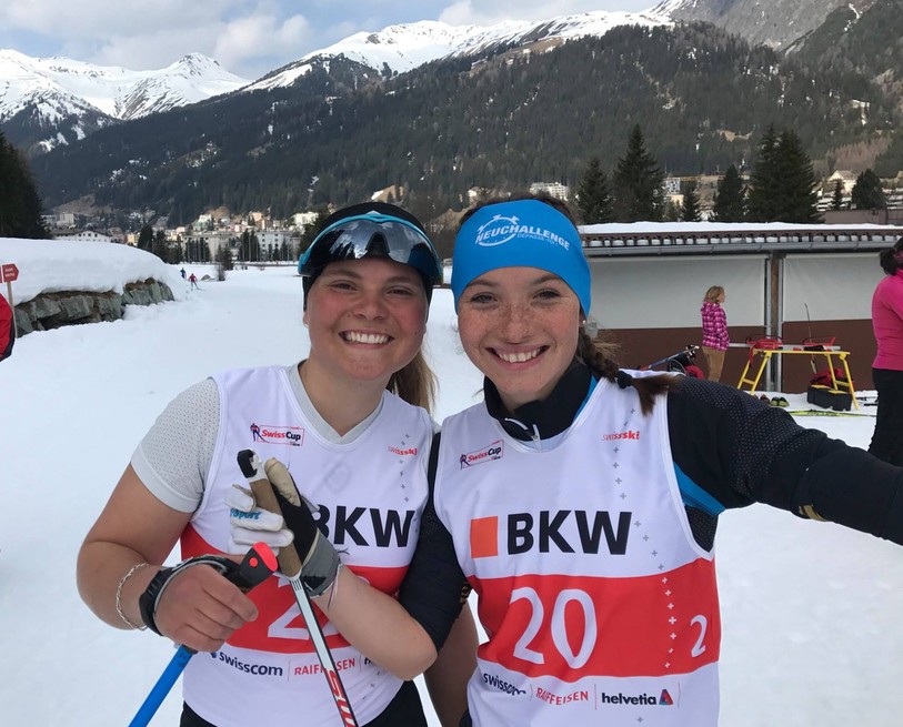 Solène Faivre et Emma Wuthrich (photo : Giron jurassien)