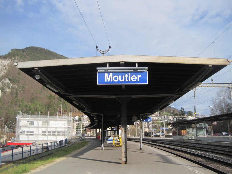La gare de Moutier