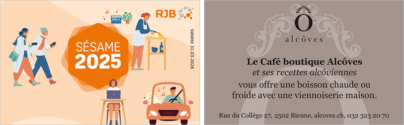 Carte Sésame RJB 2025