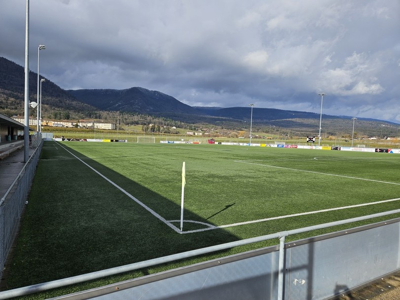 Le stade des Buchilles à Boudry accueillera la grande fête du football neuchâtelois en 2026.