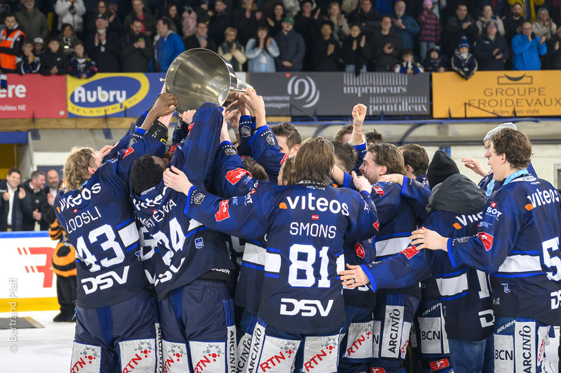 Le HCC espère à nouveau soulever le trophée de la Coupe de Suisse ce dimanche. (Photo: Bertrand Pfaff)