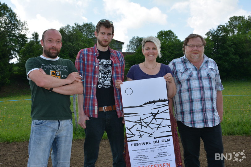 Les membres et organisateurs du festival du GLM.