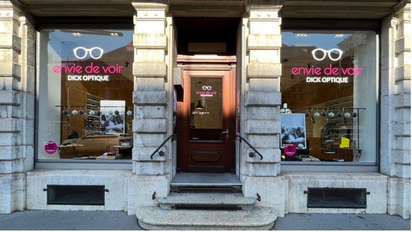 vitrine dick optique opticien