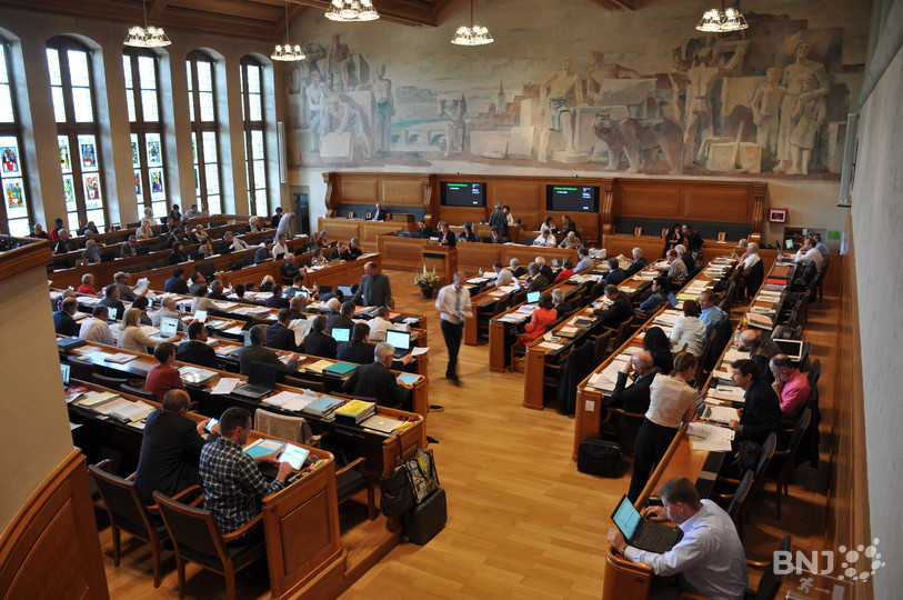 Le Grand Conseil bernois lors de la session de juin 2017.