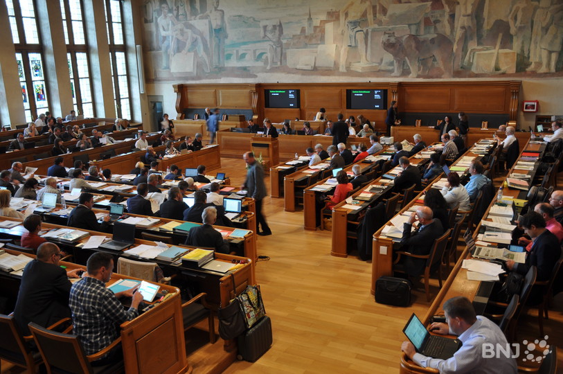 Le Grand Conseil bernois lors de la session de juin 2017.