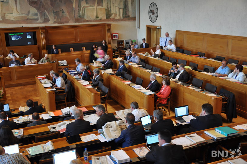 Le Grand Conseil bernois lors de la session de juin 2017.
