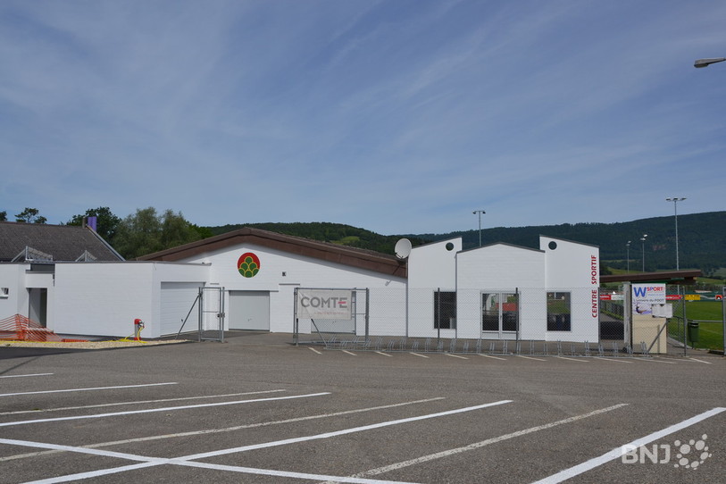 LE centre sportif de Courtételle fraichement rénové