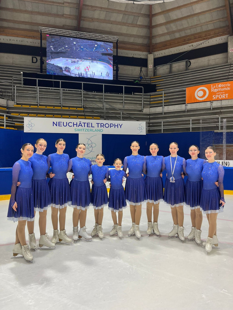 Les United Blades de Neuchâtel en catégorie novices (photo : Neuchâtel Trophy).