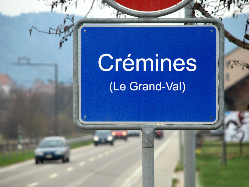 panneau village Crémines 