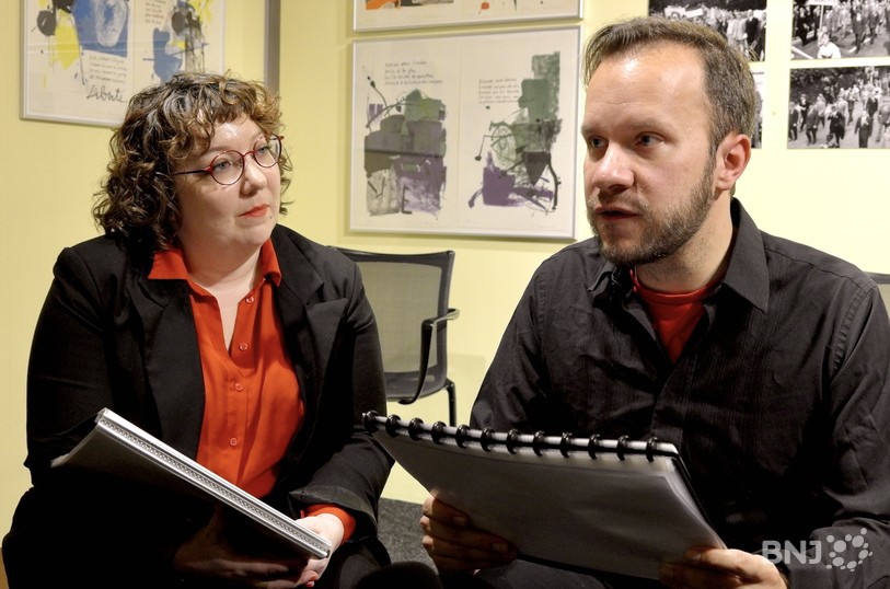 Lucie Hubleur et Luc Siegenthaler