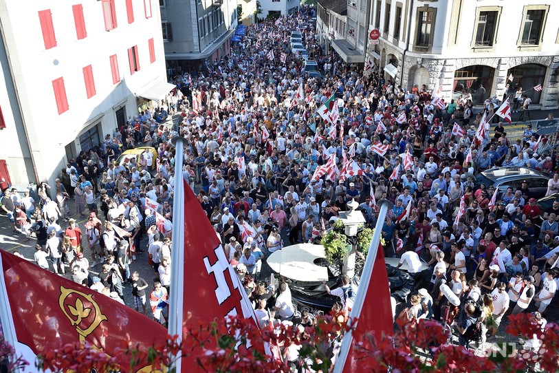 Moutier en liesse le 18 juin 2017