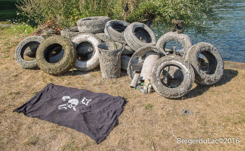 Les objets récoltés au fond du lac sont parfois très étonnants